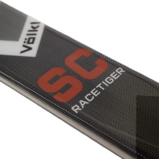 Racetiger SC White 24/25 Ski with Binding