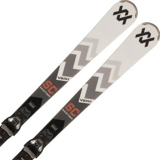 Racetiger SC White 24/25 Ski with Binding