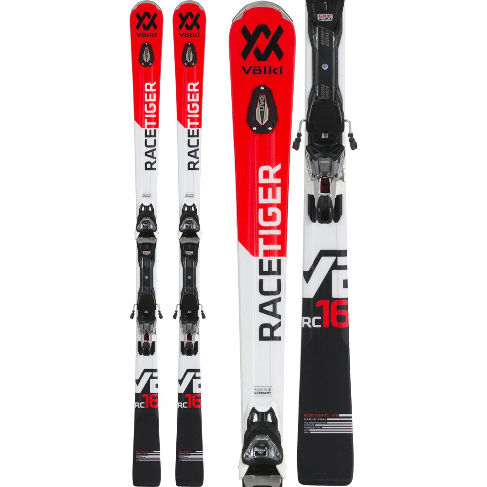 vMotion 10 GW Bindung Herren-Alpin Riesenslalom Set Völkl Racetiger RC Ski 