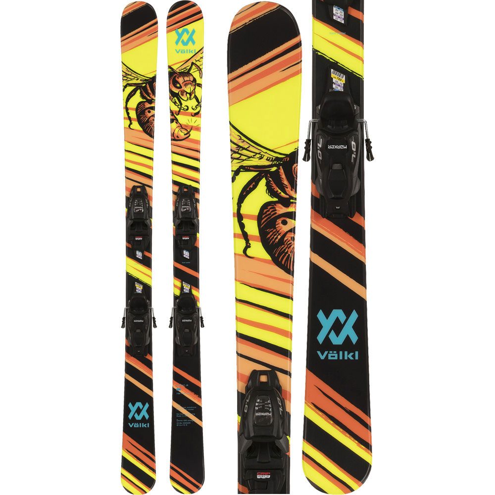 Völkl - Mini Revolt JR 23/24 Kids Ski with Binding (88-108cm Völkl - Mini Revolt JR 23/24 Kids Ski with Binding (88-108cm