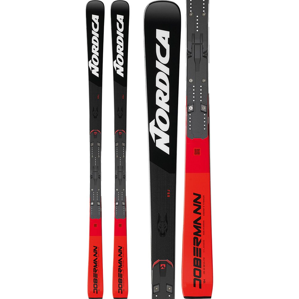 Nordica - Dobermann GSJ with Plate 25/26 Kids Ski with Race