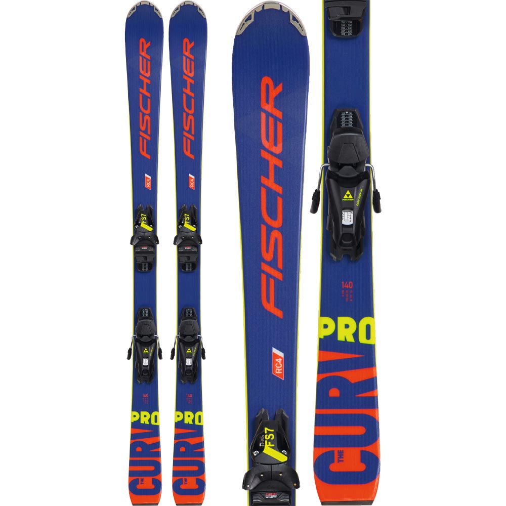 Fischer - RC4 The Curv Pro JRS 22/23 Kids Ski with Binding at Sport ...