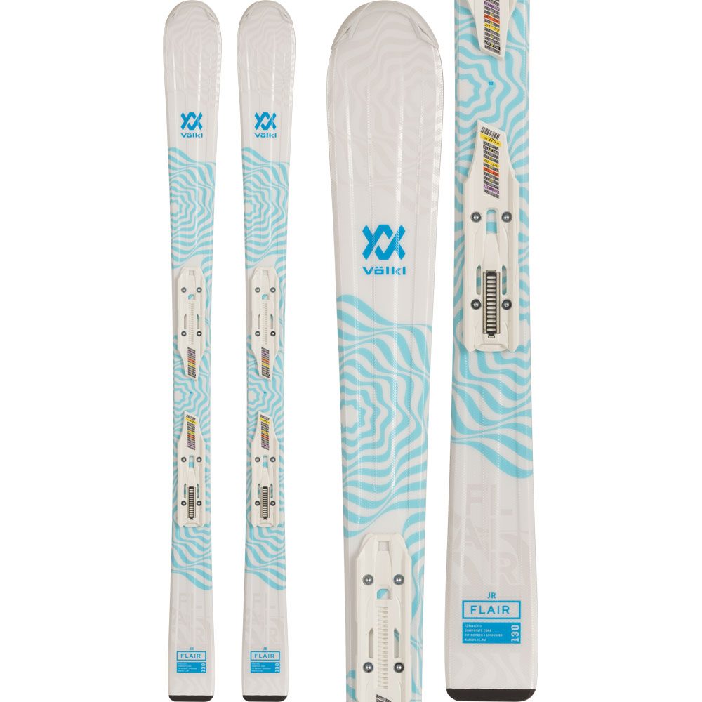 Chaussettes de ski enfant FALKE SK2 Stripe - Lightning - Taille 27/30