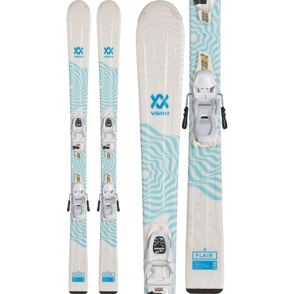 Völkl - Flair Junior 23/24 Kids Ski with Binding (80-130cm
