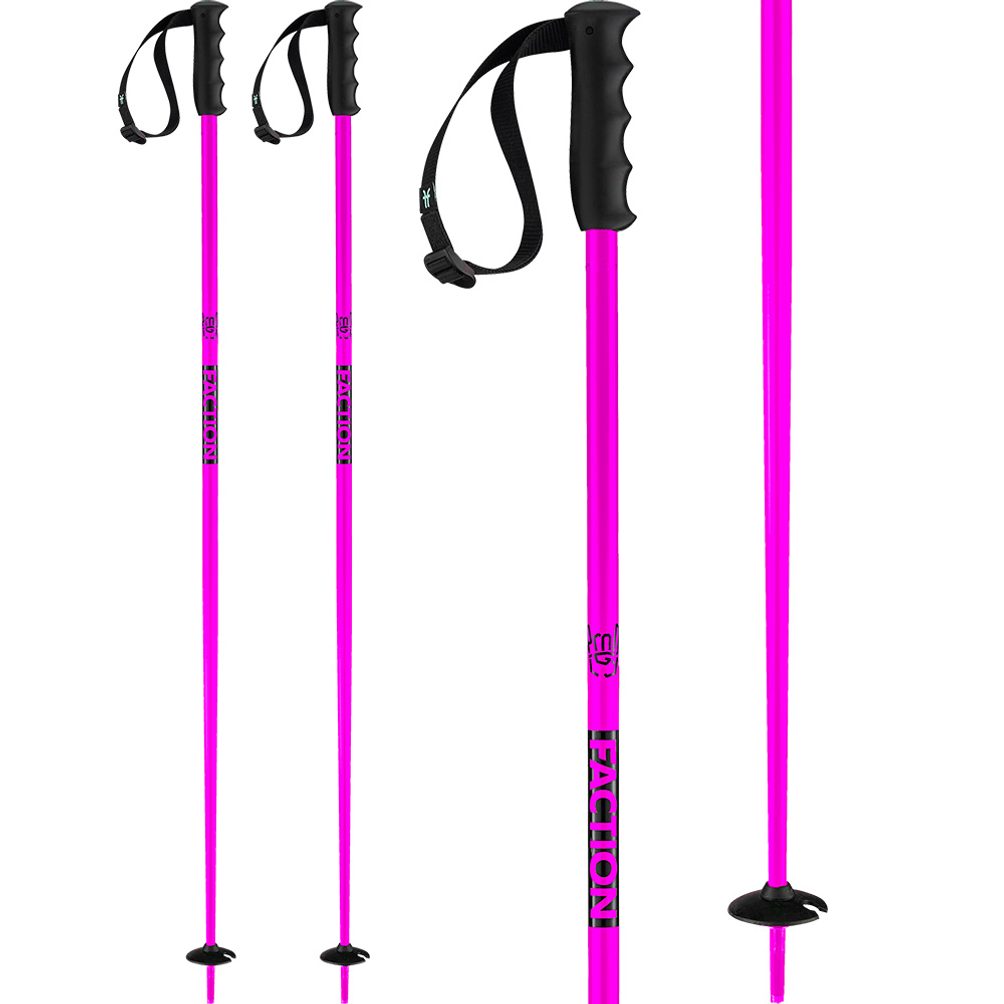 Faction Skis Pink Poles  Ski Poles – Faction Skis CA