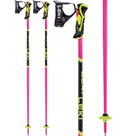 WCR Lite SL 3D Alpine Ski Poles Kids neonpink