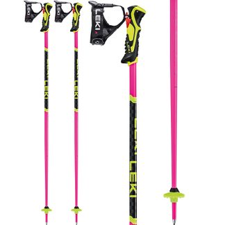 LEKI - WCR Lite SL 3D Alpine Ski Poles Kids neonpink