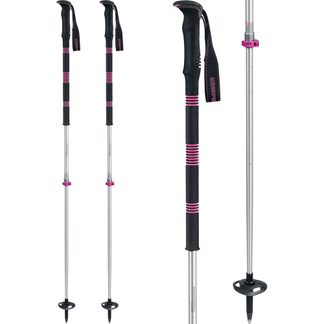 Komperdell - Contour Titanal II Foam Compact Ski-Touring Poles black pink silver