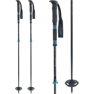 Komperdell - Carbon C.7 Pro blue Touren Skistöcke schwarz