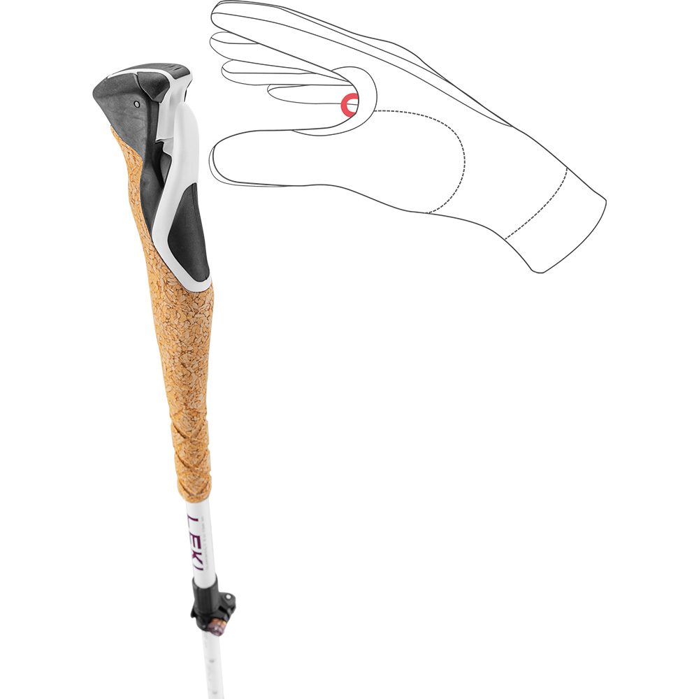 Cross Trail FX Superlite Compact Wanderstöcke weiß