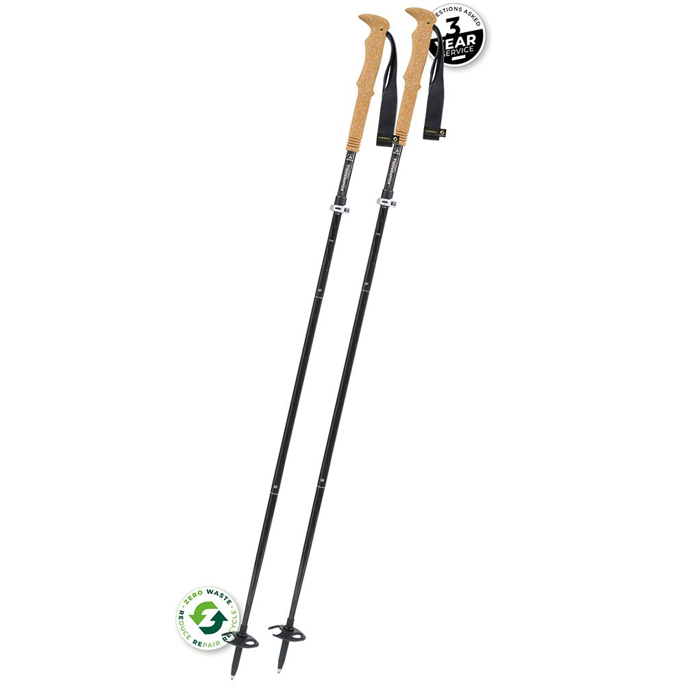 FX Lite Carbon Summit Vario Hiking Poles titan