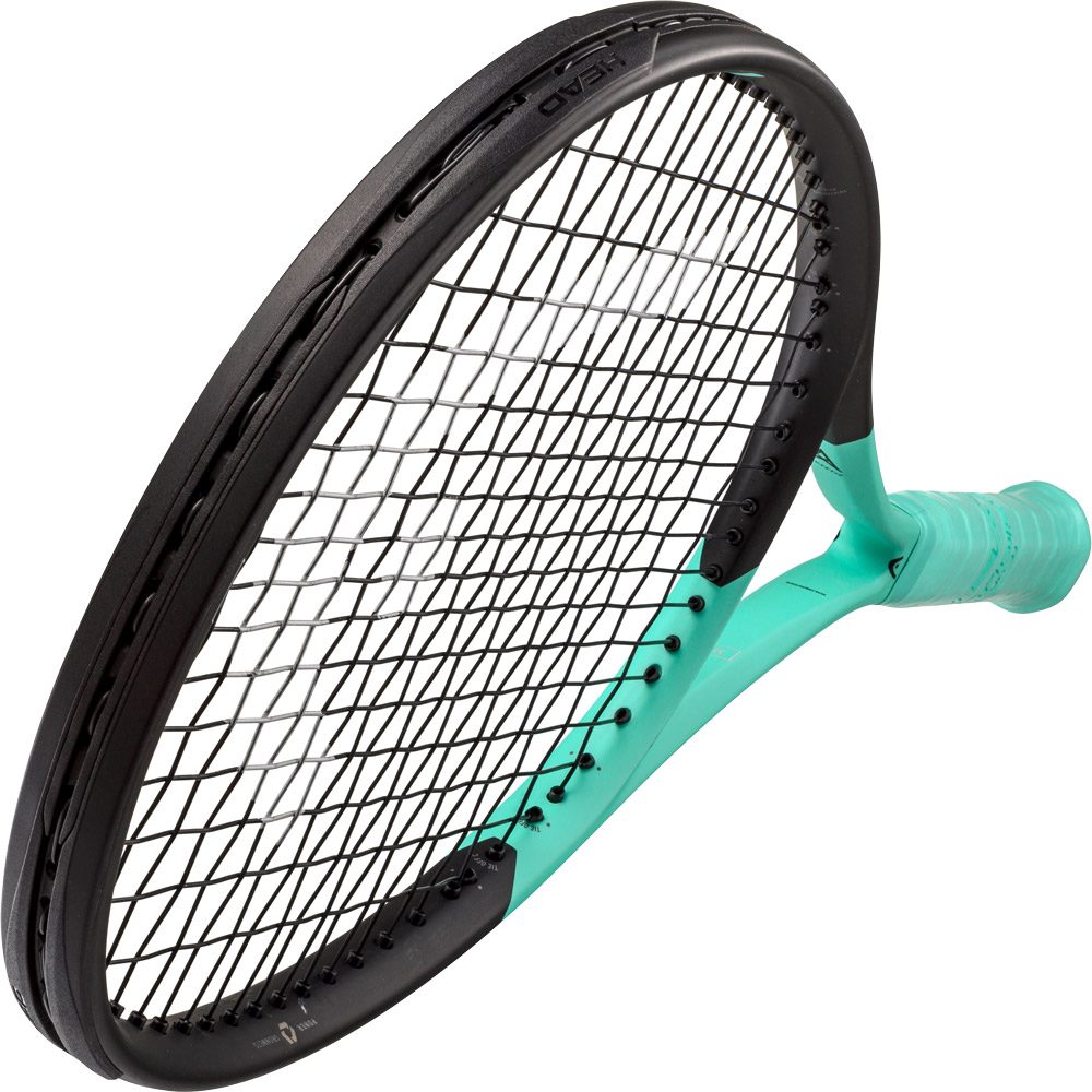 Carbon Tennis Racket, Comfortable Grip Portable Protective Frame Ultra Light Tennis Racket with Storage Bag for Training (Blue) - 4