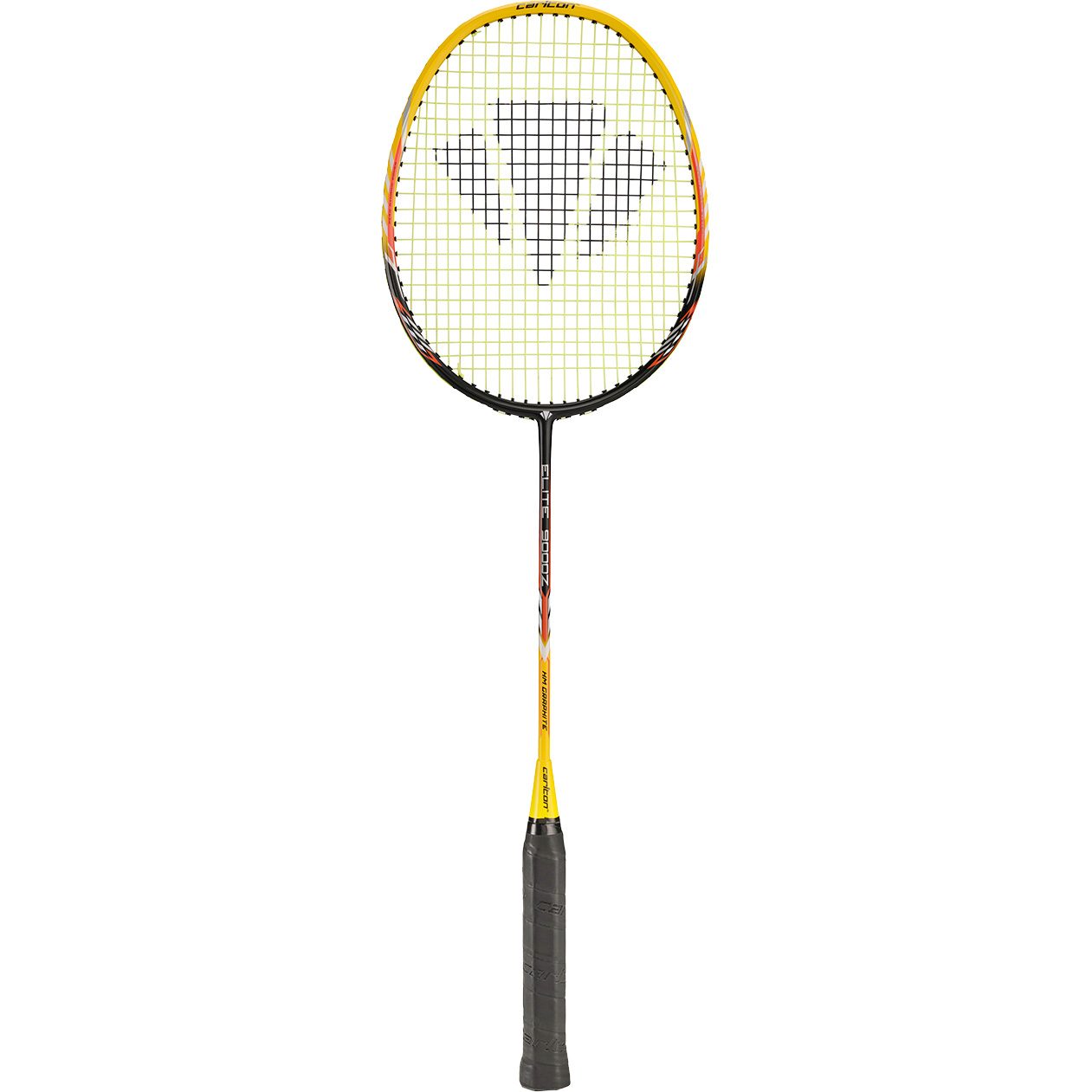 Elite 9000Z Badmintonschläger besaitet gelb
