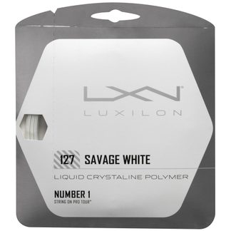 Wilson - Luxilon Savage White 1,27 weiß