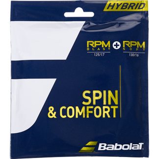 Hybrid RPB Blast + RPM Soft Tennis String neutral