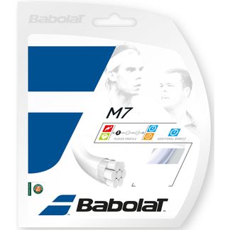 Babolat - M7 1,30/16 Set Tennis Sting white