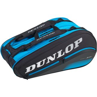 Dunlop - FX Performance 12 Racket Thermo Tennistasche schwarz blau