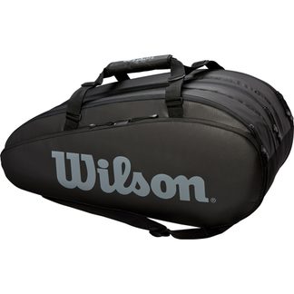 Wilson - Tour 3 Comp Tennistasche schwarz grau