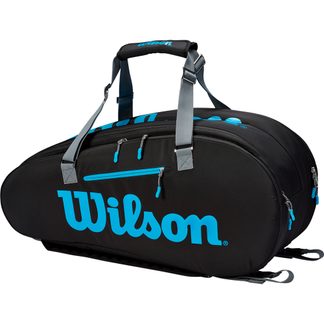 Wilson - Ultra 9 Pack Tennistasche schwarz blau silber
