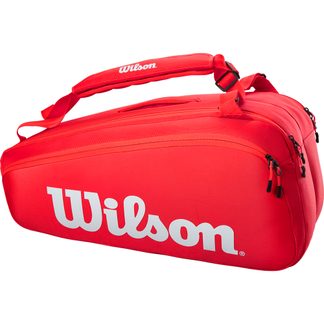 Wilson - Super Tour 9 Pack Tennistasche rot