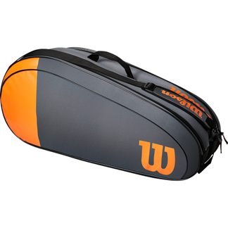 Wilson - Team 6 Pack Tennistasche schwarz orange