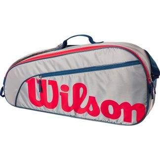 Wilson - Junior 3 Pack Tennistasche Kinder grey eqt