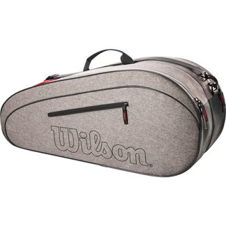 Wilson - Team 6 Pack Tennistasche heather grey