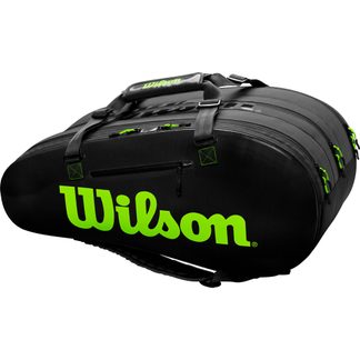 Wilson - Super Tour 3 Comp Tennistasche charcoal green