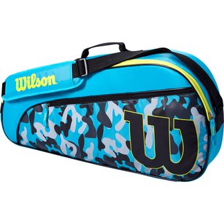 Wilson - Junior 3 Pack Tennis Bag Kids blue lime