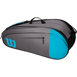 Wilson - Team 6 Pack Tennis Bag grey blue