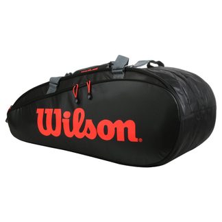 Wilson - Tour 3 Comp Clash Tennistasche schwarz rot grau