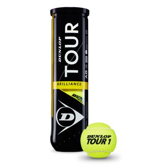 Dunlop - Tour Brilliance Tennisbälle 4er gelb