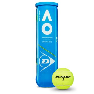 Dunlop - Australian Open Tennis Balls Set of 4 yellow