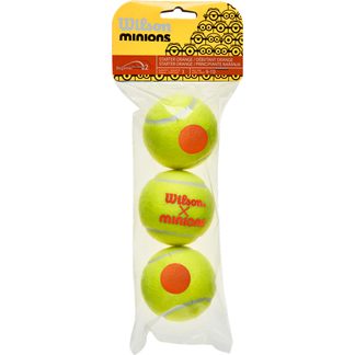 Wilson - Minions Stage 2 Tennis Balls Set of 3 yellow orange