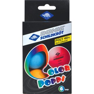 Donic Schildkröt - Color Popps Tischtennisbälle 6er
