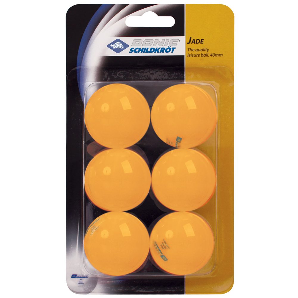 Jade Tischtennisbälle 6er orange