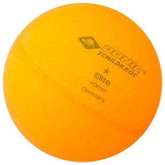 Balles de tennis de table Donic Schildkröt Jade Poly 40+ Blanc et Orange -  Accessoire tennis de table - Equipements de sport
