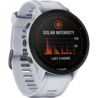 Garmin - Forerunner® 955 Solar Pulsuhr steinweiss 