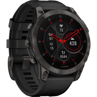 Garmin - Epix™ Sapphire black slate gray titanium