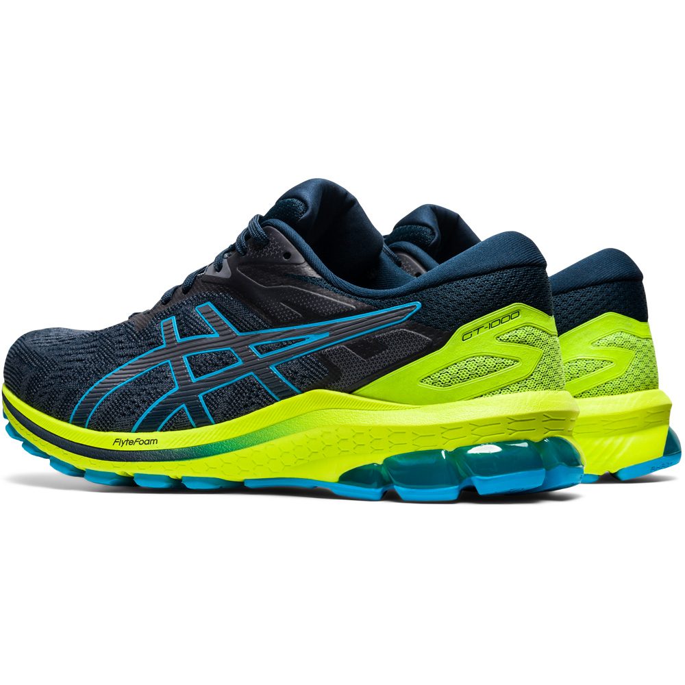 asics gt 1000 mens shoes yellow/white/blue
