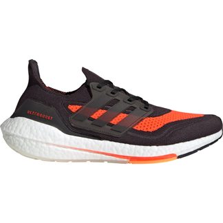 adidas - Ultraboost 21 Running Shoes Men carbon core black solar red
