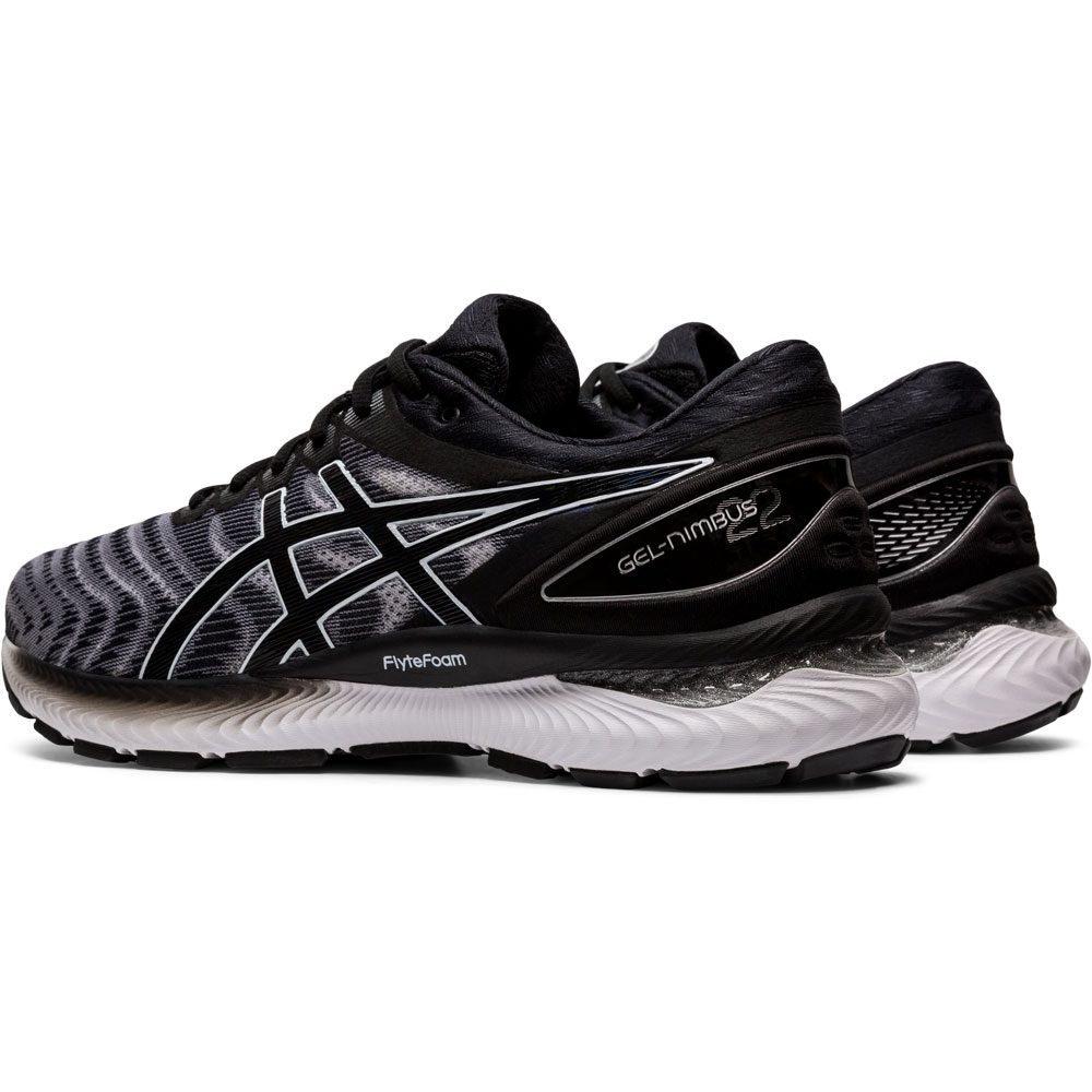 ASICS - Gel-Nimbus 22 Wide Running Shoes Men white black at Sport Bittl Shop