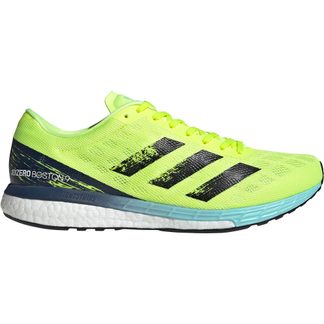 adidas - Adizero Boston 9 Shoes Men solar yellow core black clear aqua
