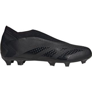 adidas - Predator Accuracy.3 Laceless FG Football Shoes core black
