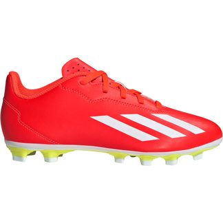 adidas - X Crazyfast Club FG Football Shoes Kids solar red