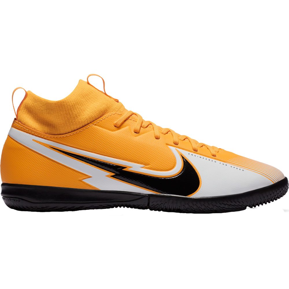 Nike - Mercurial Superfly 7 Academy IC Soccer Shoe Kids laser orange black white laser at Sport Shop