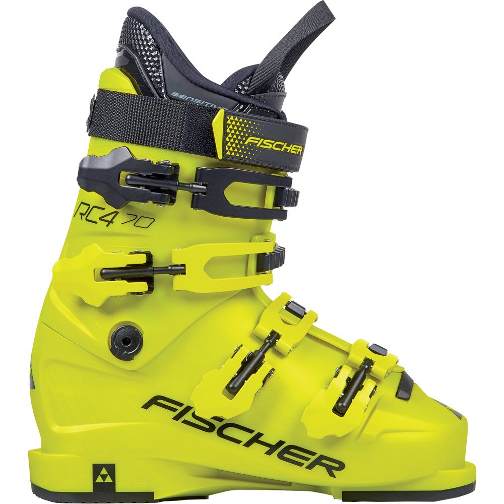 RC4 70 Junior Thermoshape Alpin Skischuhe Kinder yellow