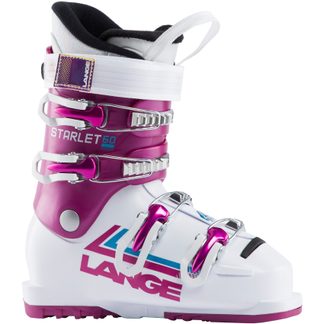 Starlet 60 Alpine Ski Boots Kids white star pink
