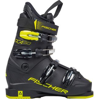 Fischer - RC4 60 Junior Thermoshape Alpine Ski Boots Kids black yellow