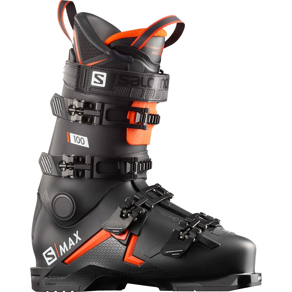 S/Max 100 Alpin Skischuhe Herren schwarz orange